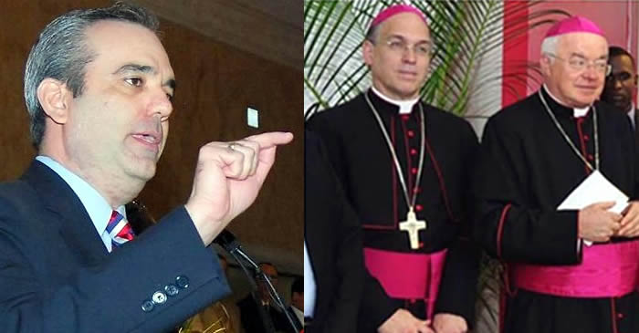 Luis Abinader responde a obispo Víctor Masalles por críticas a foto con Mia Cepeda