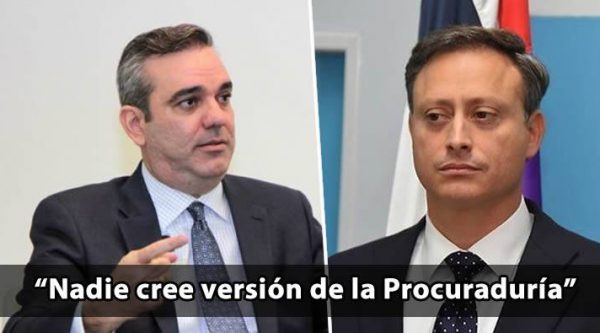 imagen luis abinader y la version del procurador