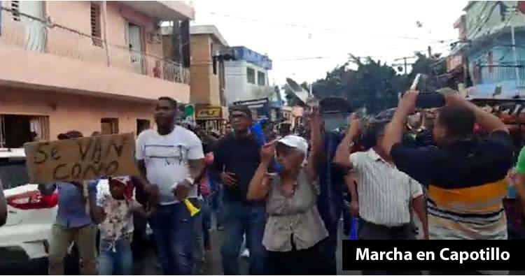 Video: marcha-cacerolazo en Capotillo en demanda de elecciones transparentes