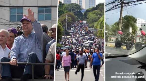 Leonelistas desafían la lluvia y radicalizan lucha en defensa de la Constitución