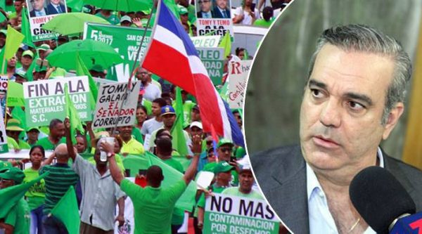 imagen marcha verde advierte a luis abinader