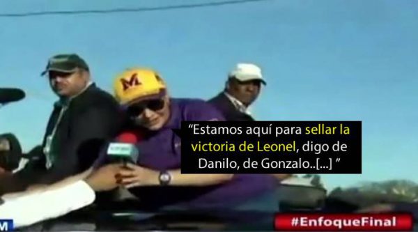 imagen margarita menciona a leonel por danilo