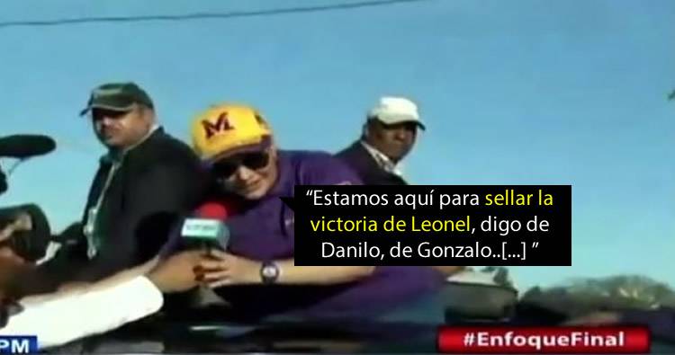 Video: Margarita Cedeño se confunde y menciona a Leonel por Danilo en San Cristóbal