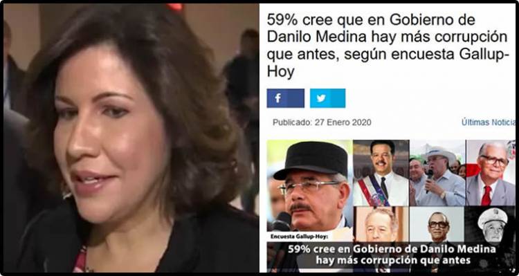 Margarita Cedeño dice RD no ha tenido escándalos de corrupción como dicen estudios internacionales