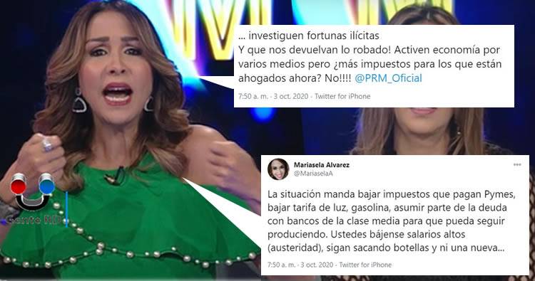 Mariasela Álvarez: ‘Sigan sacando botellas, investiguen fortunas ilícitas y bájense salarios’