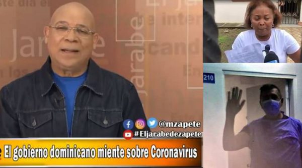 Video: Marino Zapete dice que el Gobierno dominicano miente sobre Cororonavirus