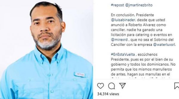 imagen matinez brito denuncia corrupcion en cancilleria