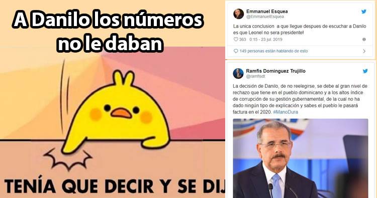 ‘Danilo no va’ provoca gran revuelo en las redes sociales