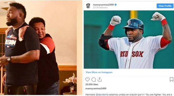 Emotivos mensajes de Pedro Martínez y Manny Ramírez a David Ortiz