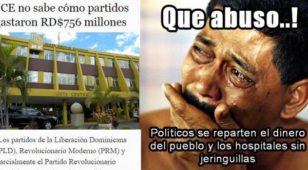 JCE dice no sabe cómo partidos gastaron RD$ 756 millones