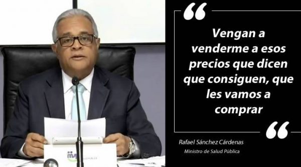 Ministro de Salud dice que vayan a venderle a esos precios que consiguen, que le va comprar