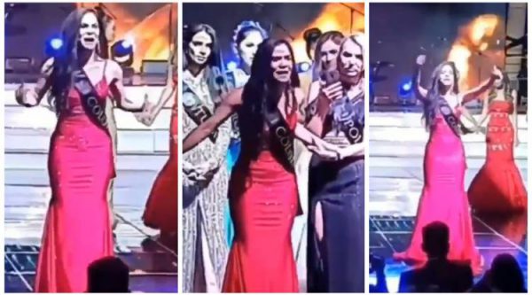 Miss Colombia denunció fraude en pleno escenario de concurso de belleza