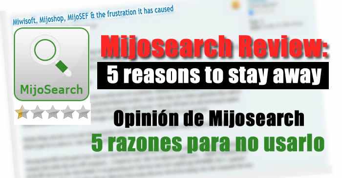 Mijosearch Review: 5 razones para no usarlo