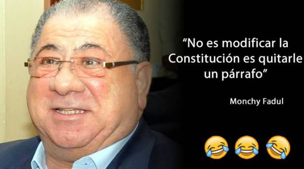 Monchy Fadul: “No es modificar la Constitución es quitarle un párrafo”