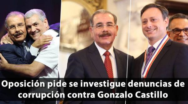 Oposición pide se investigue denuncias de corrupción contra Gonzalo Castillo