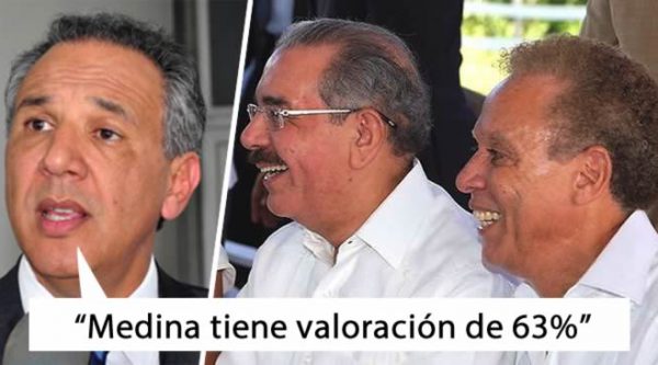 Peralta dice que Medina tiene valoración de 63%