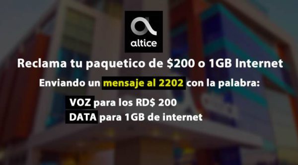 Forma  o plan en que Altice tratará de compensar a usuarios afectados por fallas