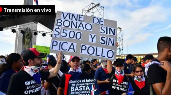 Protestas en Plaza de la Bandera – Transmisión en vivo