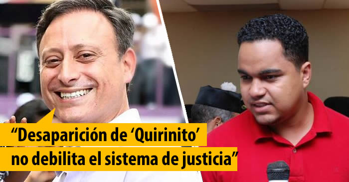 Procurador dice que la desaparición de «Quirinito» no debilita el sistema de justicia
