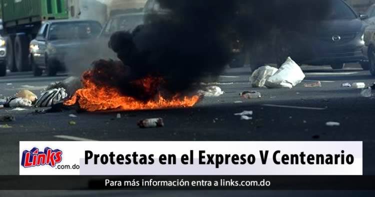 Protestas en el expreso V Centenario por falta de energía eléctrica