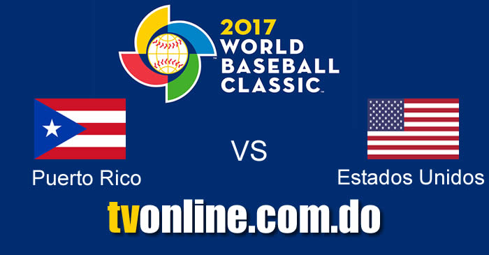 Puerto Rico vs Estados Unidos online, Juego Final Clásico Mundial de Baseball 2017
