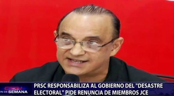 PRSC responsabiliza al Gobierno del ‘desastre electoral’