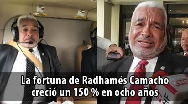 Diputado Radhamés Camacho ‘solo’ declaró RD$70.7 millones