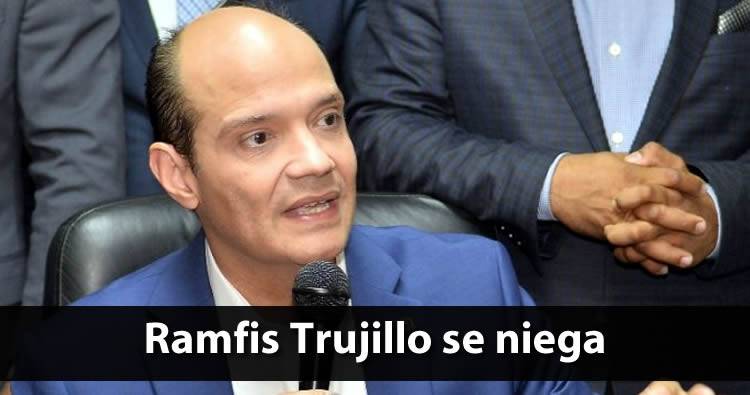 Ramfis Domínguez Trujillo se niega aclarar doble nacionalidad