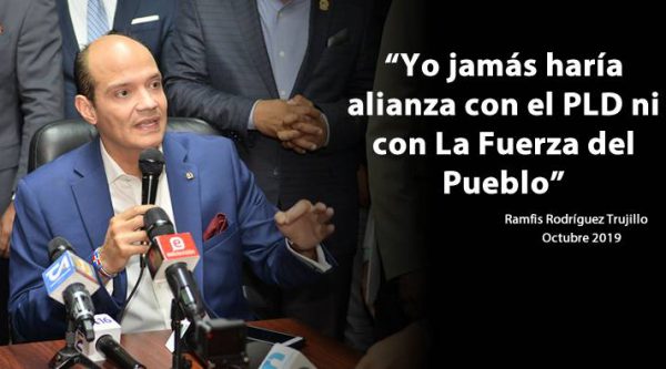 Ramfis Trujillo asegura jamás haría alianza con PLD ni con La Fuerza del Pueblo