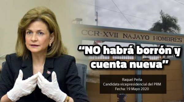 Raquel Peña: «no habrá borrón y cuenta nueva»