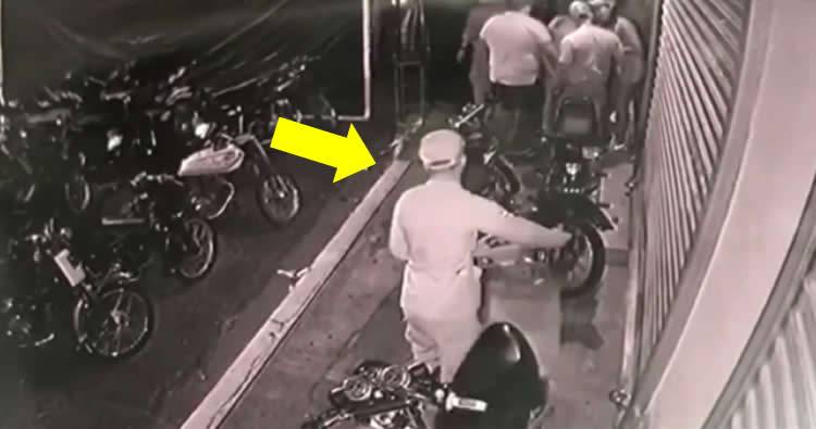 Video: Raso de la policía se roba una pasola