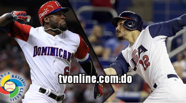 RD vs USA en vivo, Clásico Mundial de Béisbol online