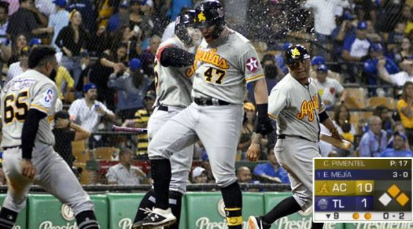 Águilas  Cibaeñas derrotan a los Tigres de Licey a base de jonrones