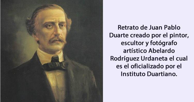 Instituto Duartiano dice este es el retrato oficial de Juan Pablo Duarte, el busto en la Plaza La Bandera no contó con su aprobación