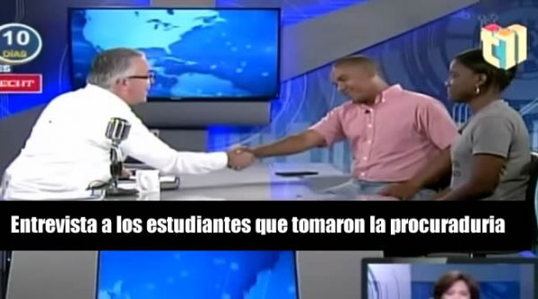 Video: Roberto Cavada  entrevista a los estudiantes que ocuparon la procuraduría