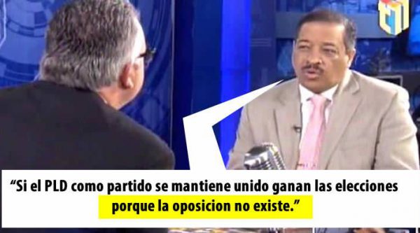 Roberto Rosario dice PLD gana si se mantiene unido, porque la oposición no existe