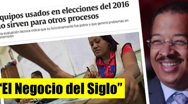 Piden se investigue Roberto Rosario por «negociazo» con la compra escáneres elecciones 2016