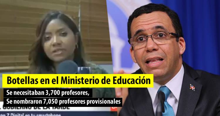 Rosa Encarnación comentario sobre Andrés Navarro y el Ministerio de Educación