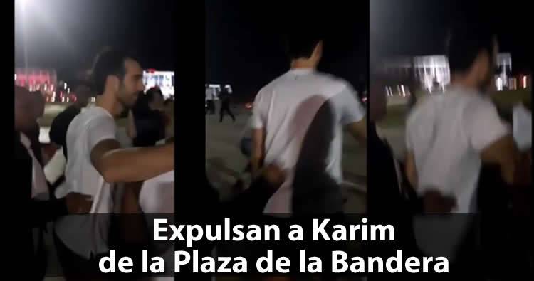Video: Momento en que expulsan al Principe Karim Abu Naba’a de la Plaza de la Bandera