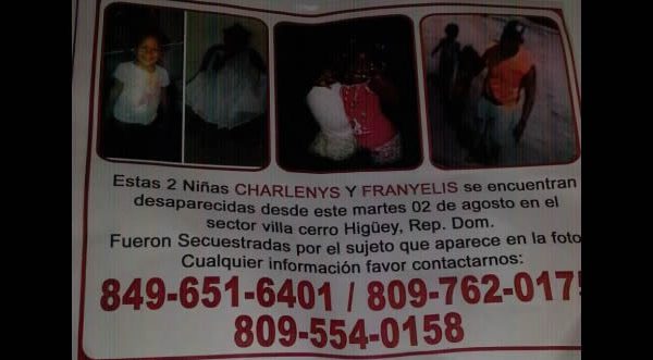 Amigo de la familia” rapta a dos niñas en Higüey