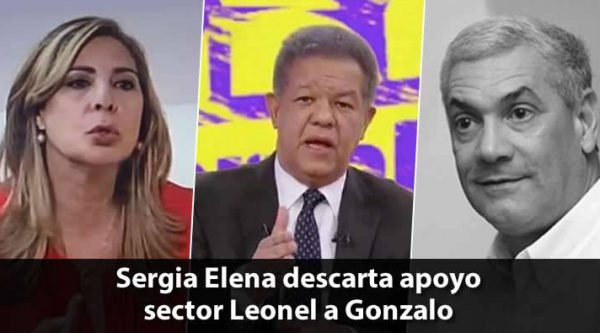 Sergia Elena descarta apoyo del sector de Leonel Fernández a Gonzalo Castillo