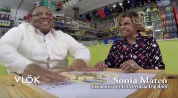 imagen sonia mateo en el programa capucua con varsovia