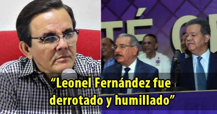 Tito Hernández afirma ‘Leonel Fernández fue derrotado y humillado’