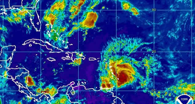 Se forma tormenta Matthew en las Antillas Menores