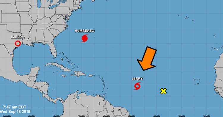 Se forma la tormenta tropical Jerry en el Atlántico
