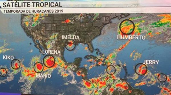 Se forman seis tormentas tropicales simultáneas en el Atlántico y el Pacífico