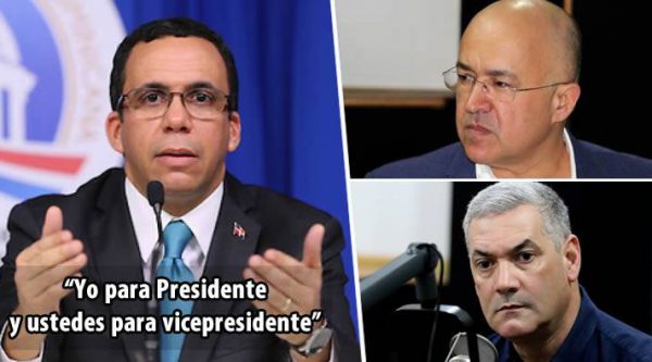 Andrés Navarro ofrece vicepresidencia a Gonzalo Castillo o Domínguez Brito