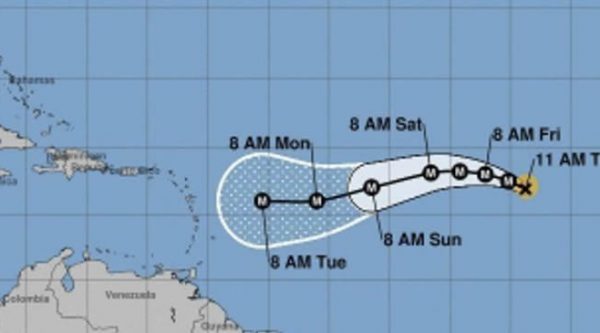 Trayectoria Huracán Irma, ya es categoría 3