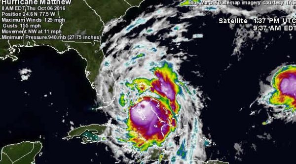 Huracán Matthew se fortalece en su ruta a Estados Unidos