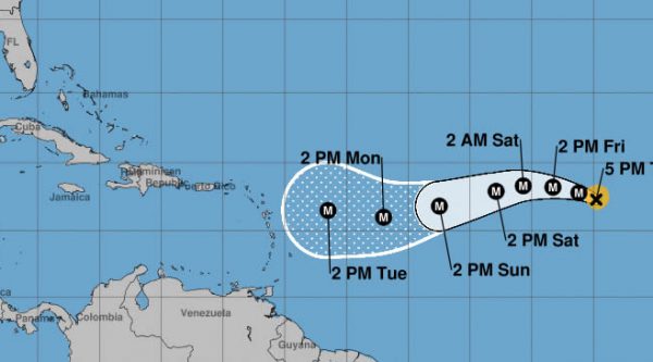 Trayectoria Tormenta Irma en tiempo Real